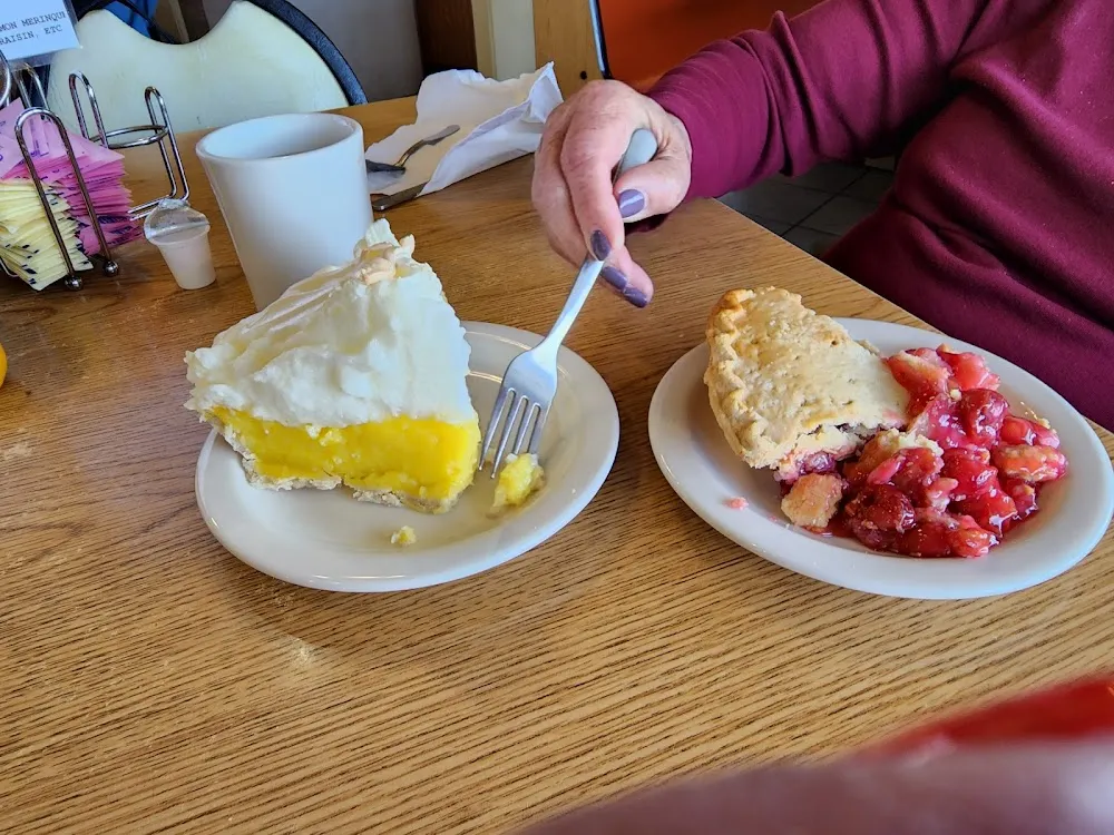 Lemon Meringue Pie and Cherry Pie